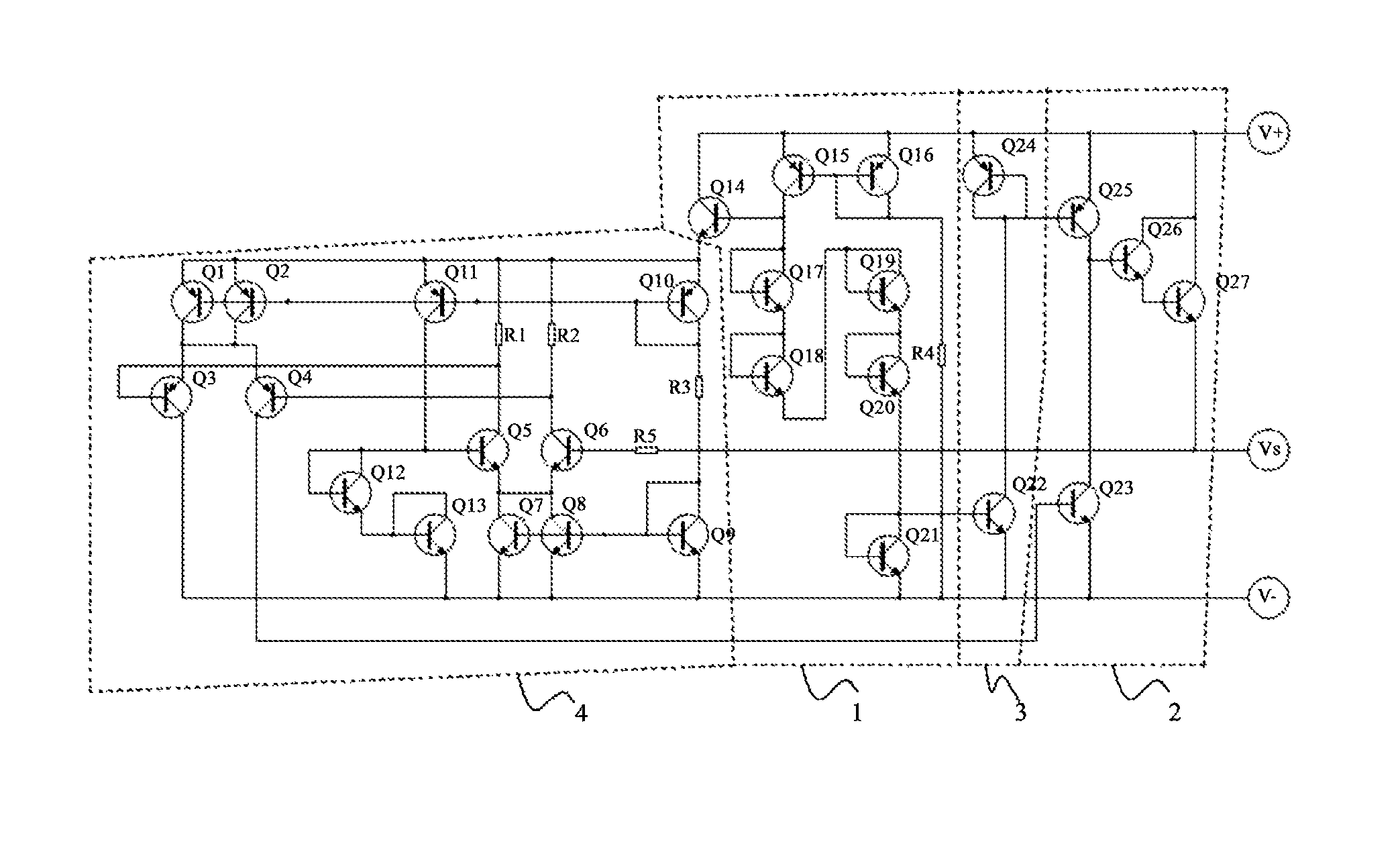 Method of taking power with low-voltage bypass by integrated circuit for AC direct driving LEDs and the integrated circuit