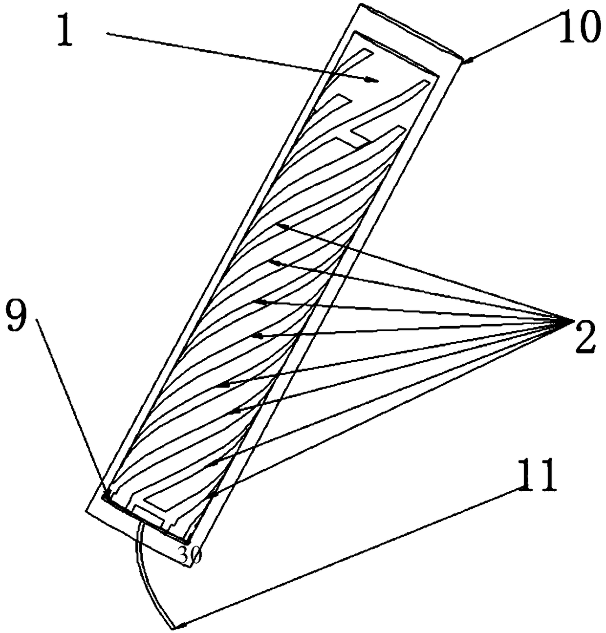 Balance double-frequency four-arm helical antenna