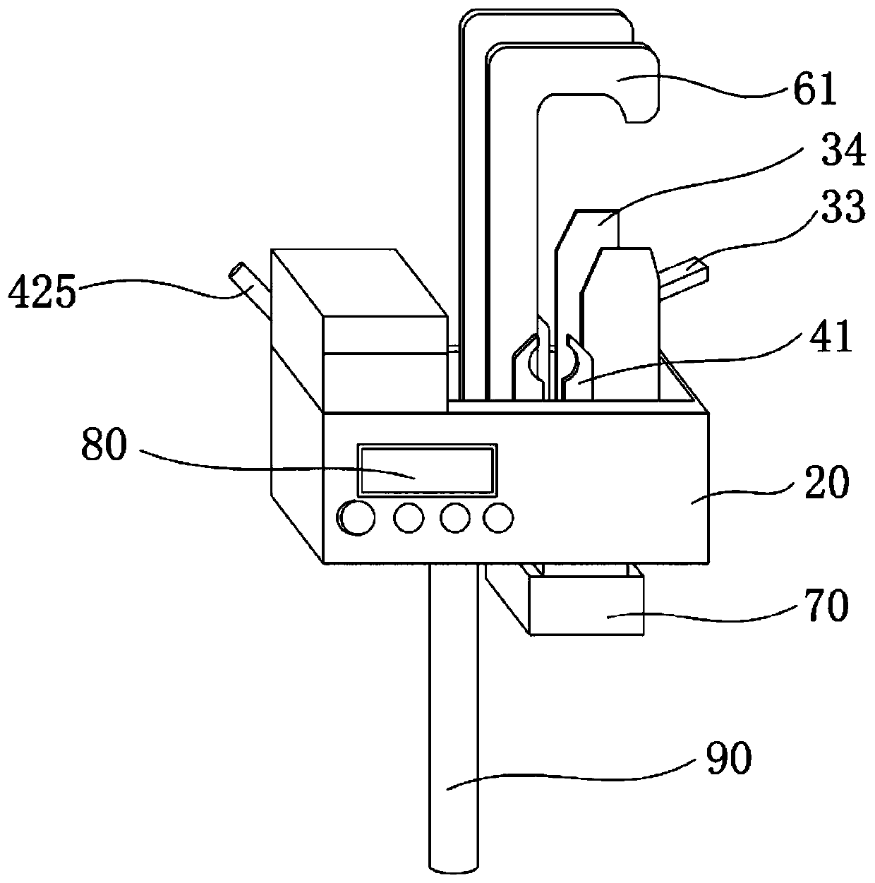 A kind of high-voltage electrified intelligent power connection device and power connection method thereof