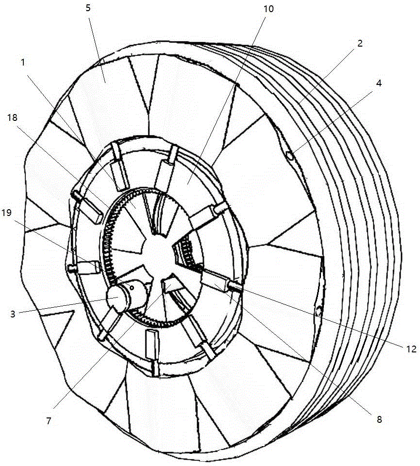 Rapid switched-type anti-skidding device for car tire