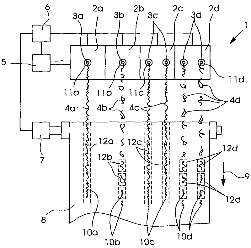 Method for producing security features on a printing- or packaging product