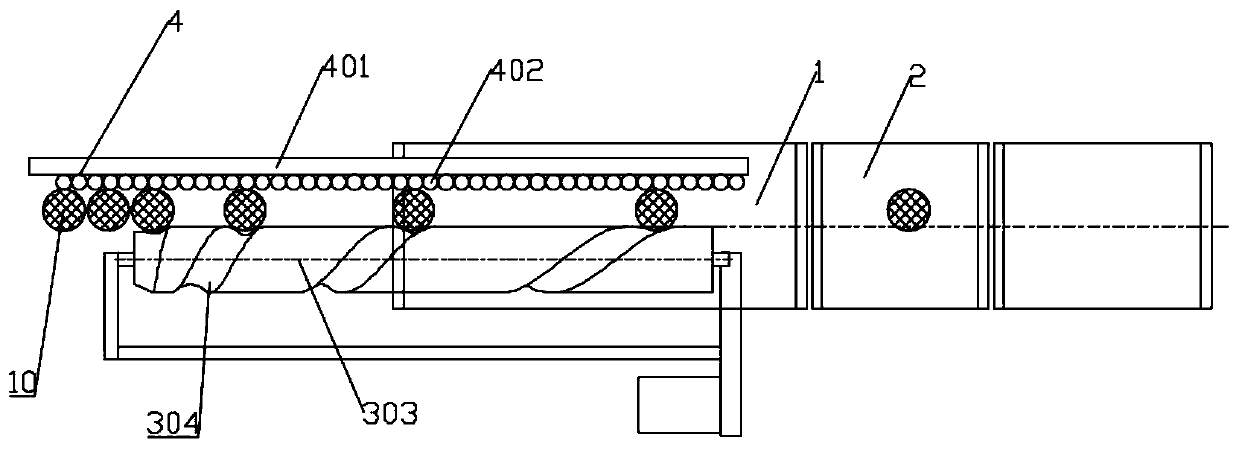 Material issuing device of high-speed checkweigher