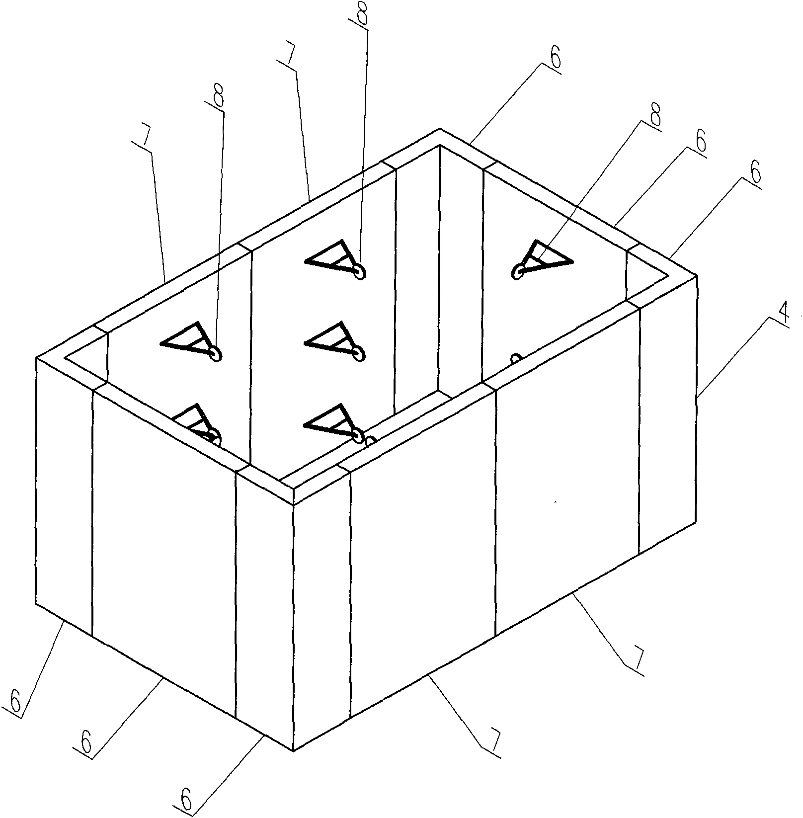 Construction method of steel cofferdam used for reinforcing underwater pier