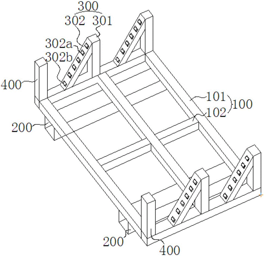 PVC board containing bracket