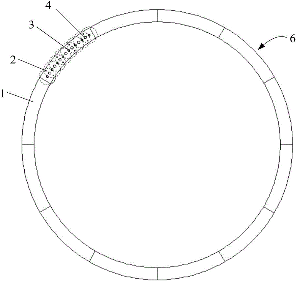 Prefabricated assembly well wall structure and construction method thereof