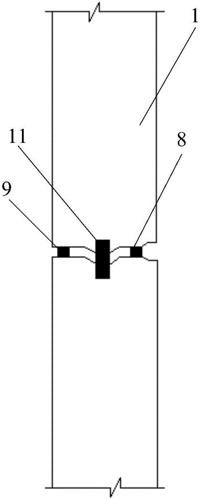 Prefabricated assembly well wall structure and construction method thereof