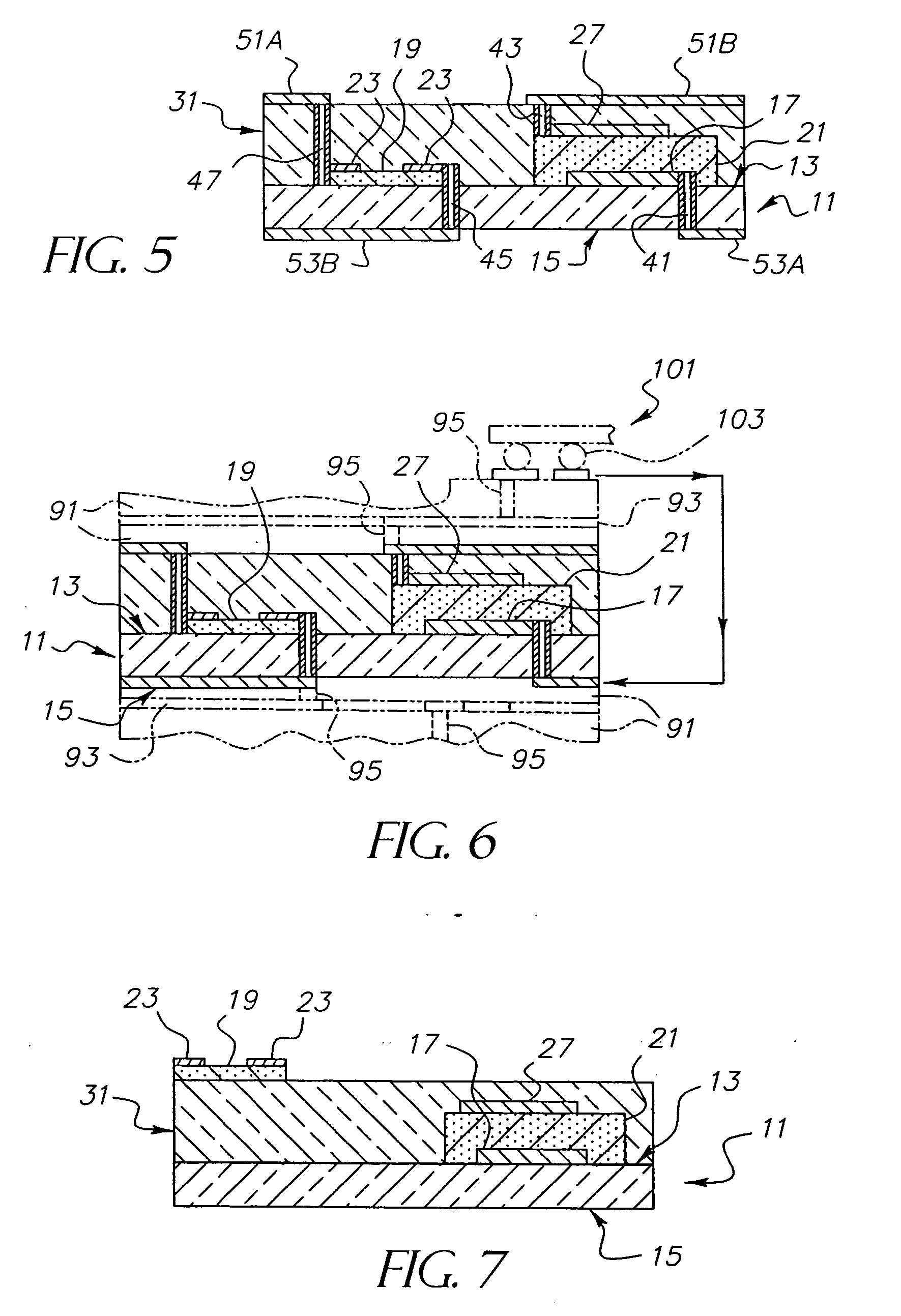 Capacitive substrate and method of making same