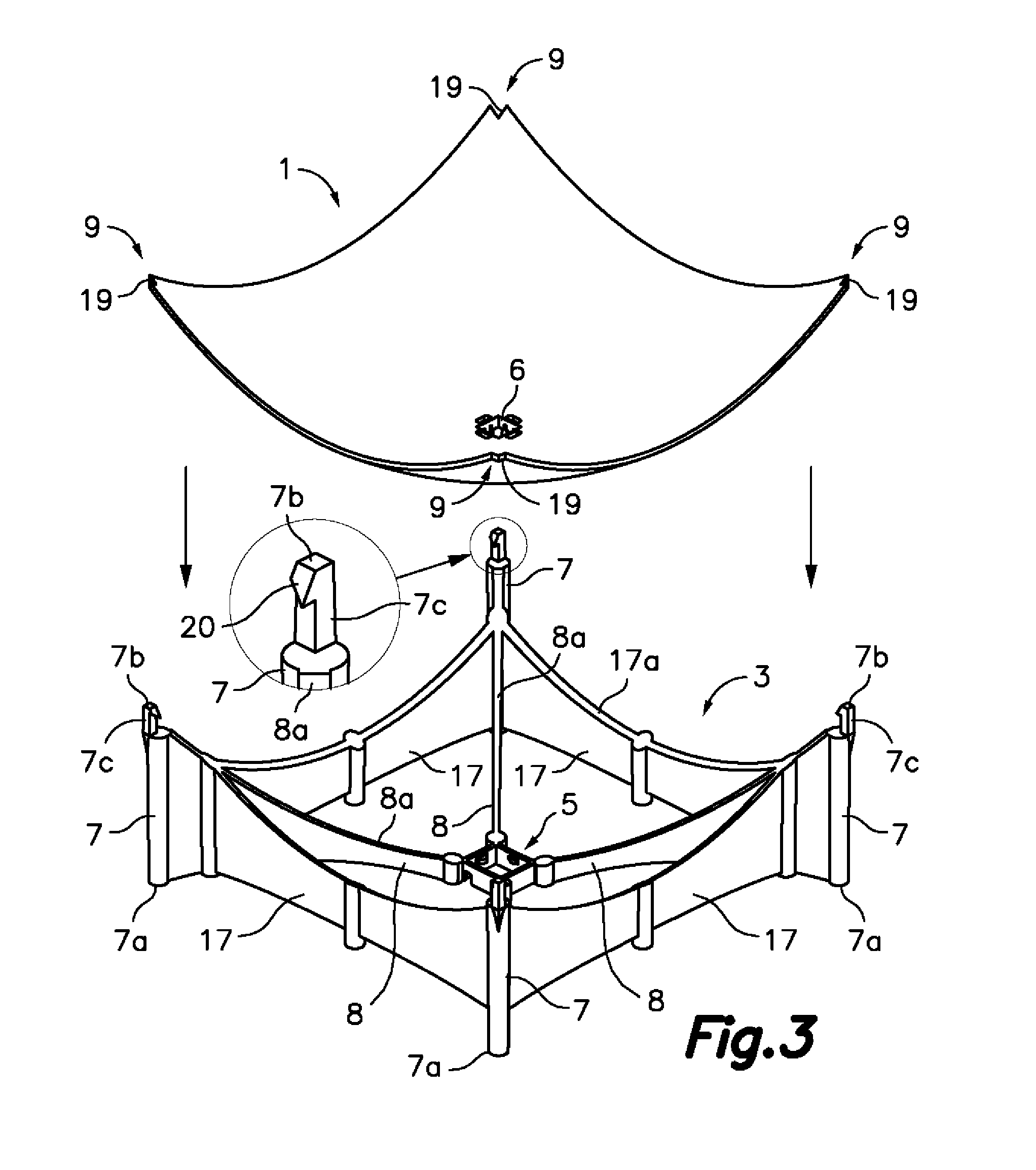 Solar-energy collector/concentrator with cassegrain-type optics