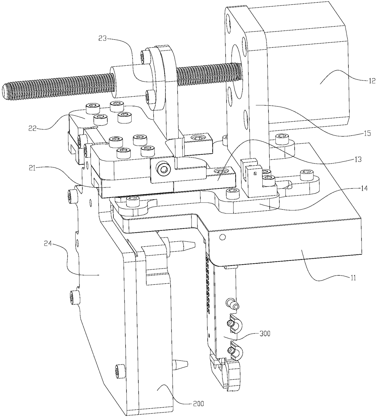 High-precision positioning prepressing mechanism and blood Qi analyzing instrument