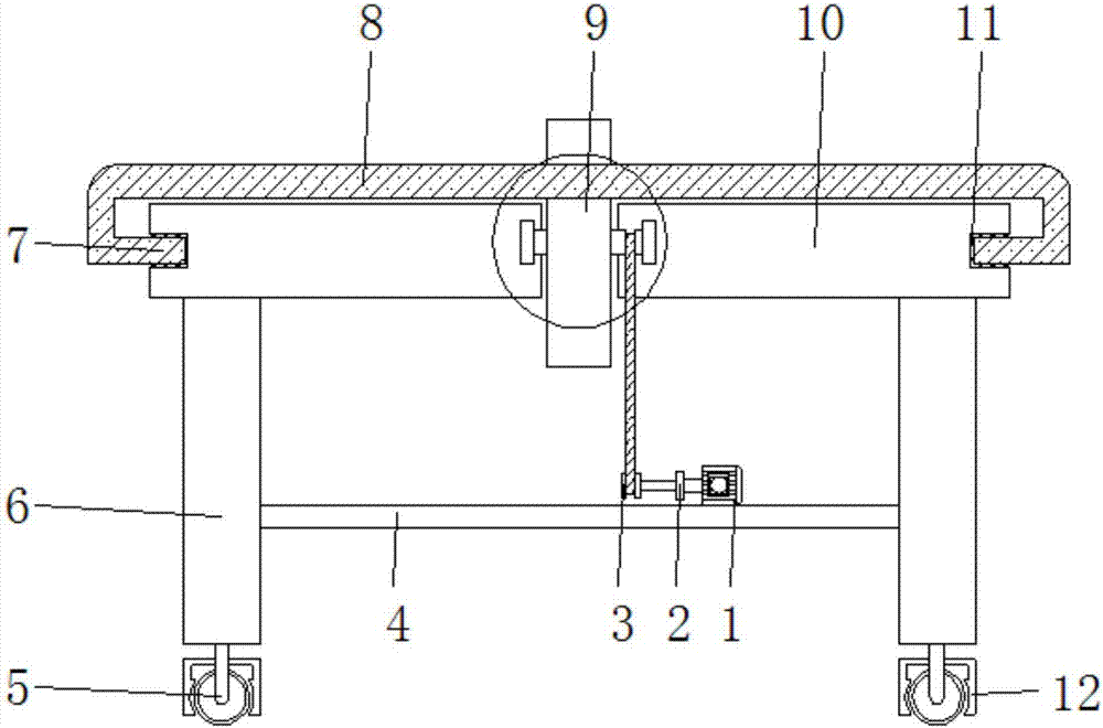 Wooden product cutting device high in safety coefficient