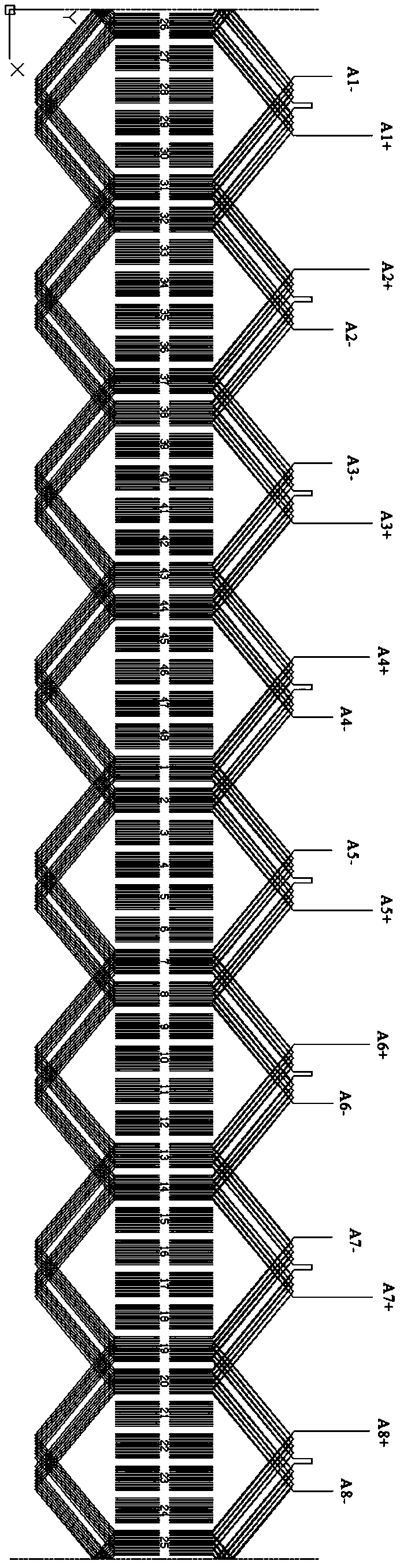 Stator of flat wire motor