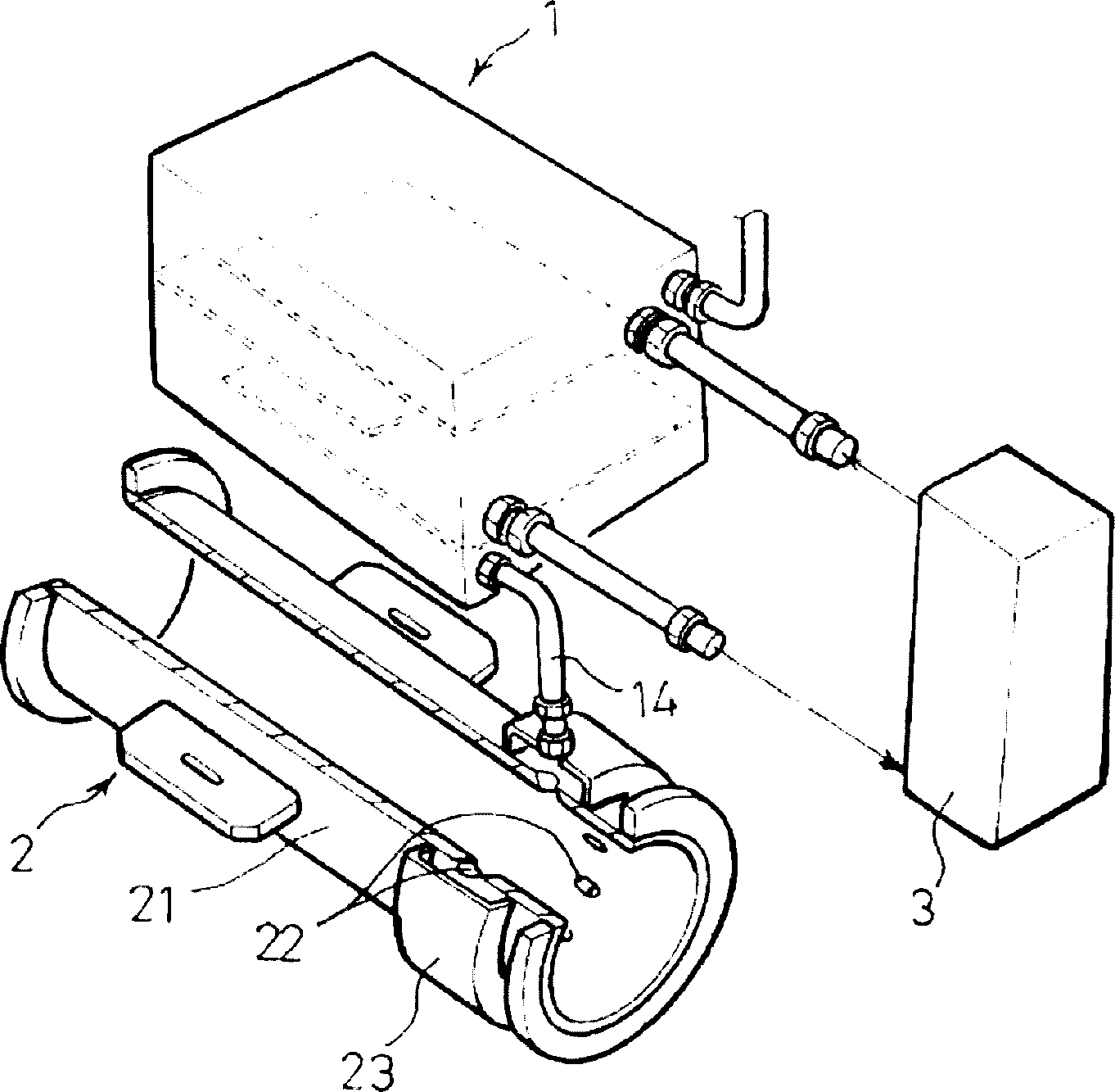 Nitrogen gas injection apparatus