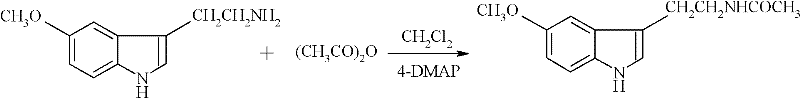 Preparation method of N-acetyl-5-methoxytryptamine