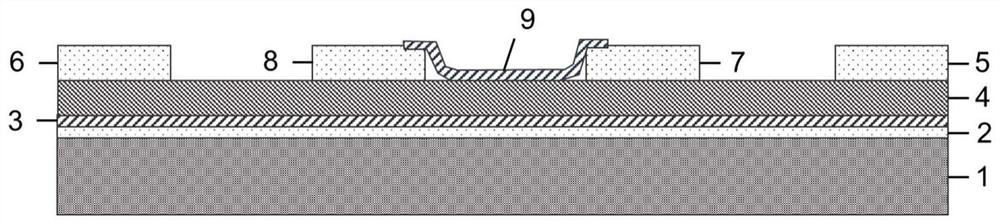 Carbon-based multi-terminal bionic synaptic device and preparation method thereof