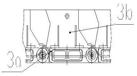 A chain belt tray device