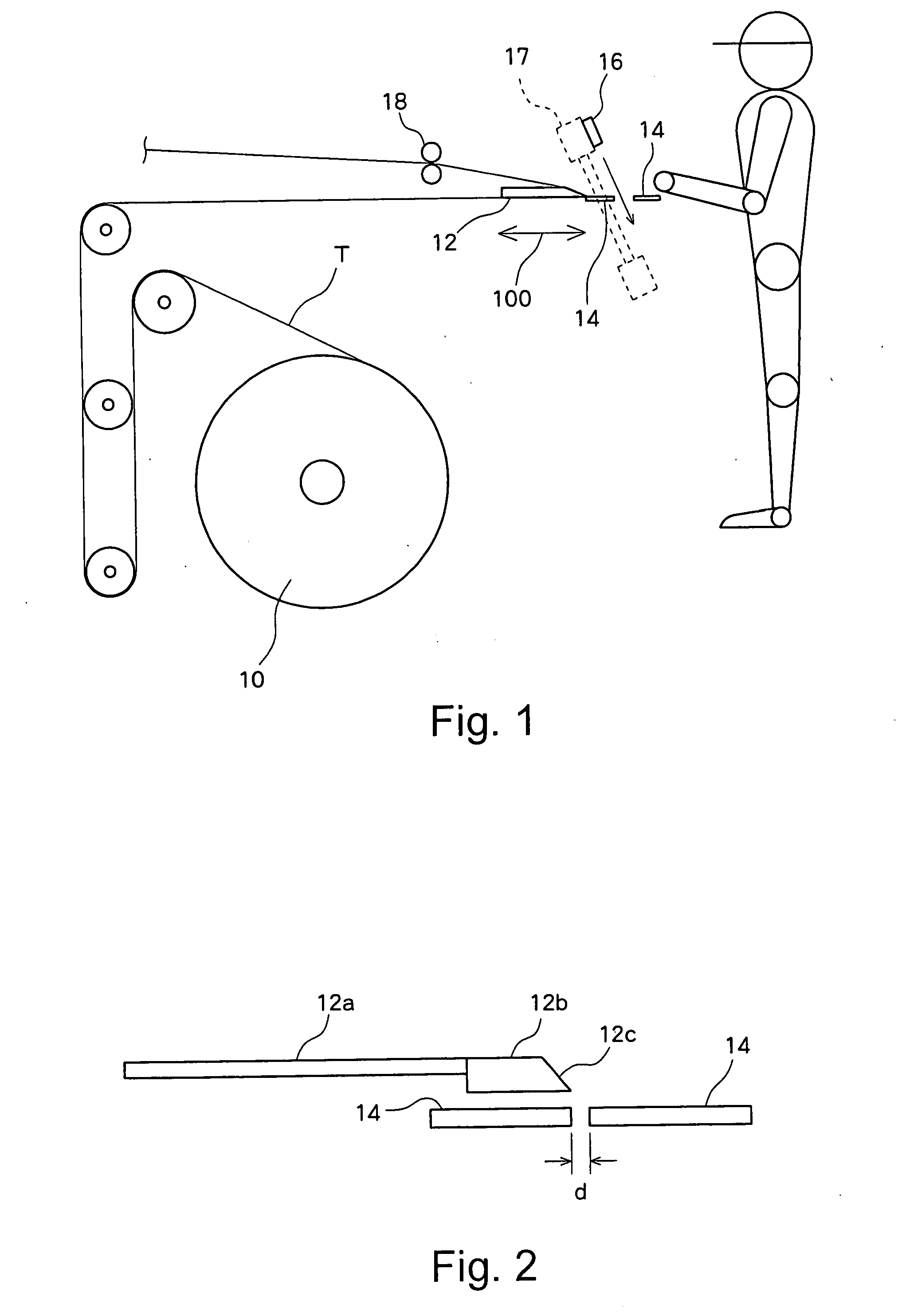 Tape exfoliation apparatus and tape-affixing apparatus