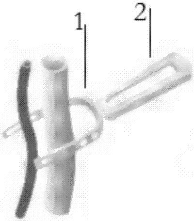 Quickly-absorbed hemostatic ligating clip