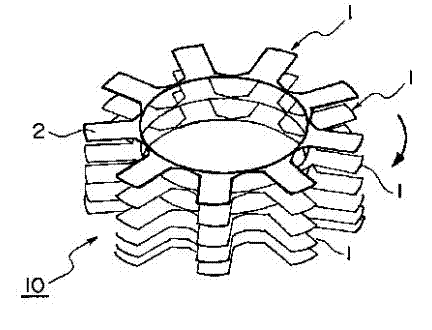 Iron core structure of motor