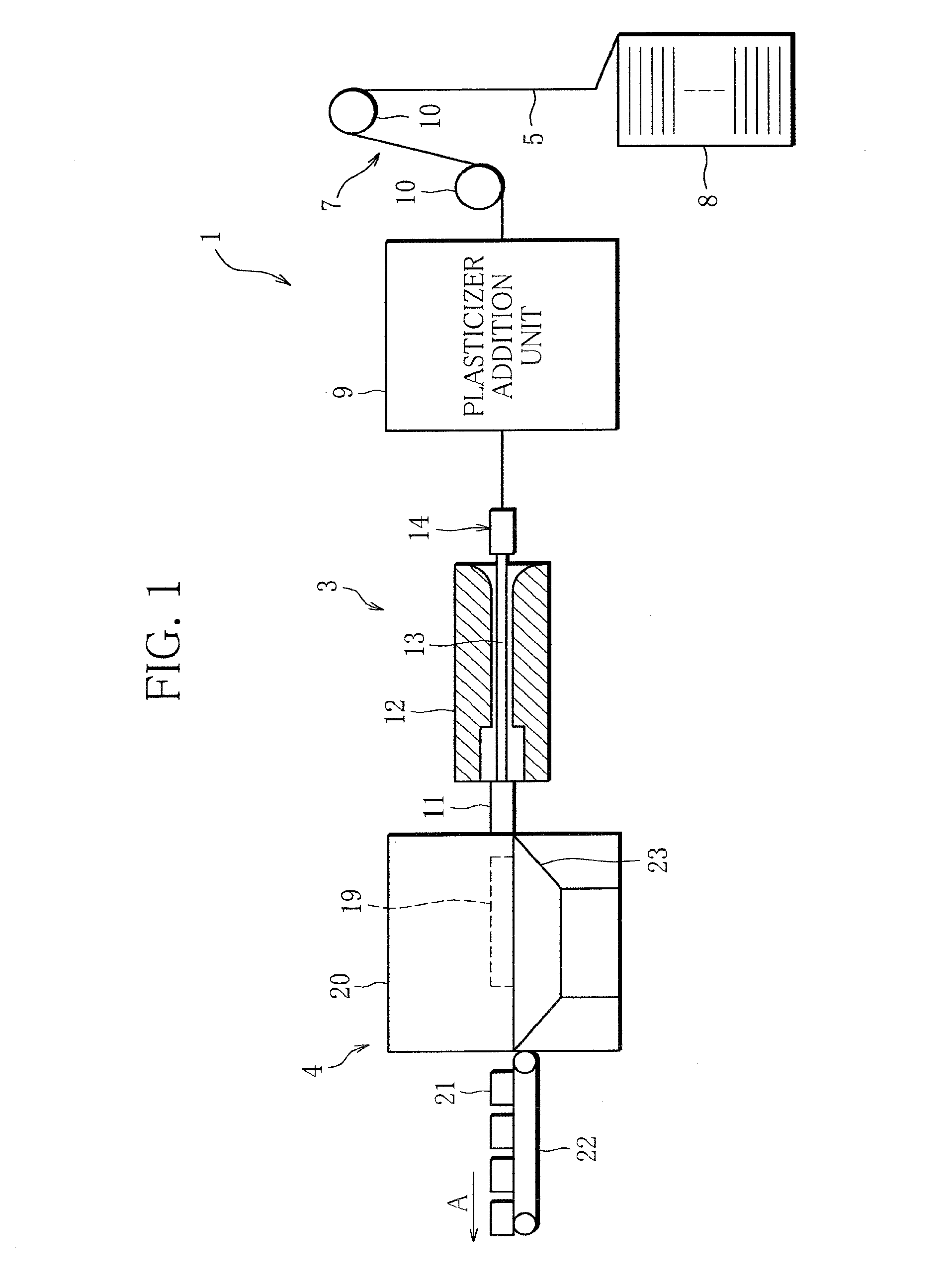 Filter manufacturing machine, filter manufacturing method using the machine, and hollow filter