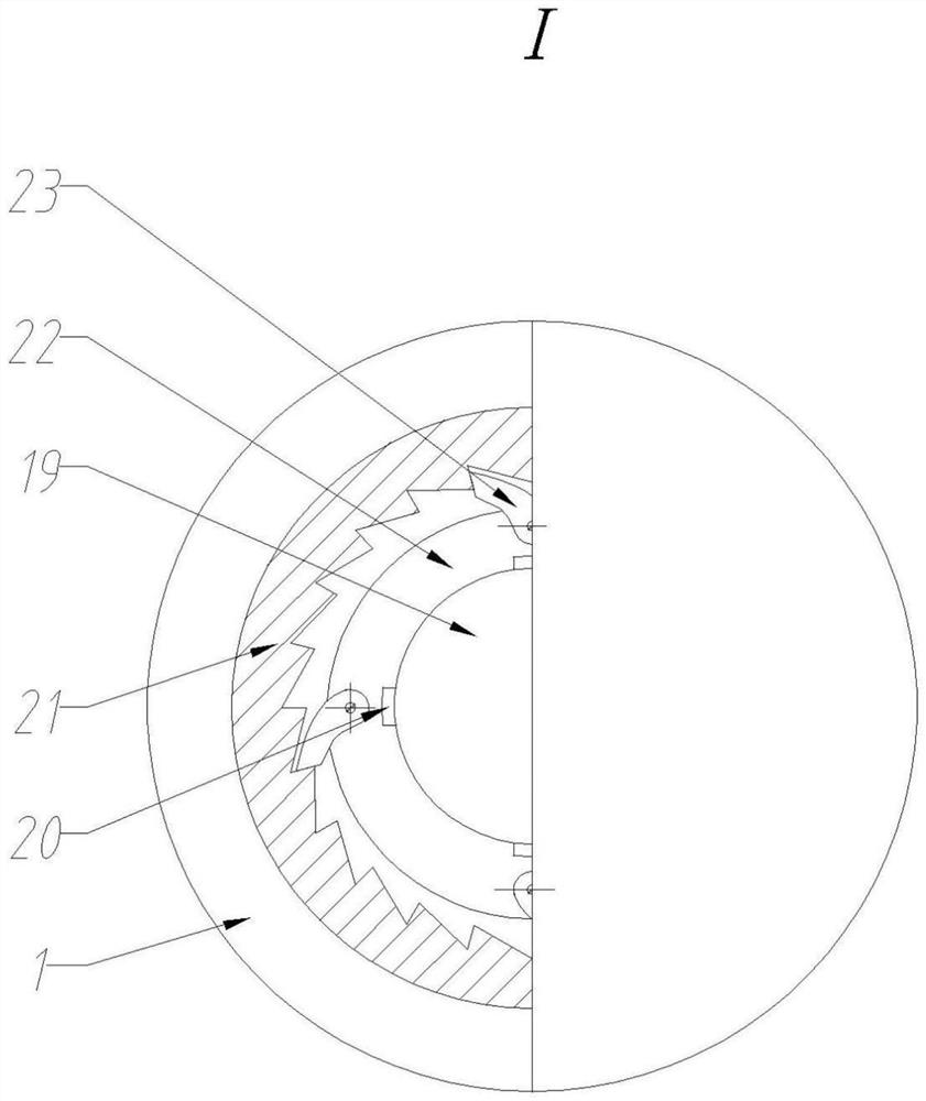 A friction loss experimental device and method under multi-directional vibration of steel wire rope and liner