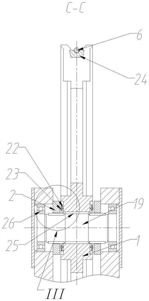 A friction loss experimental device and method under multi-directional vibration of steel wire rope and liner