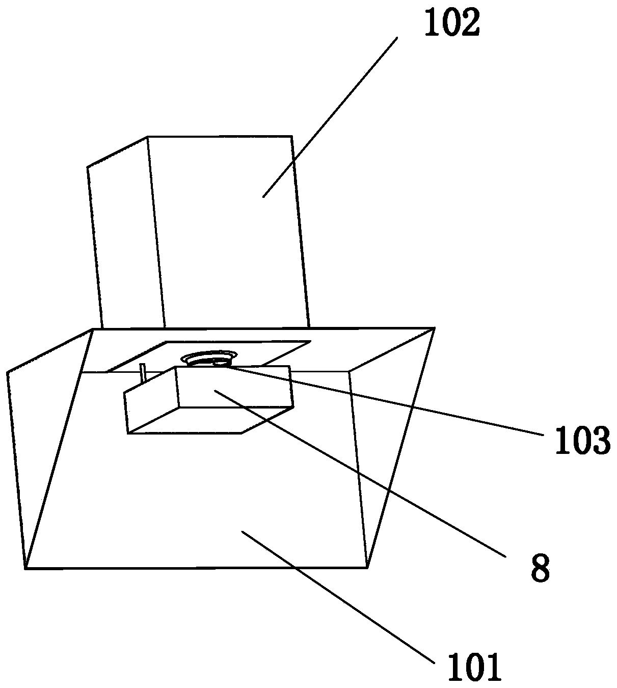 Cupboard frame type air refresher