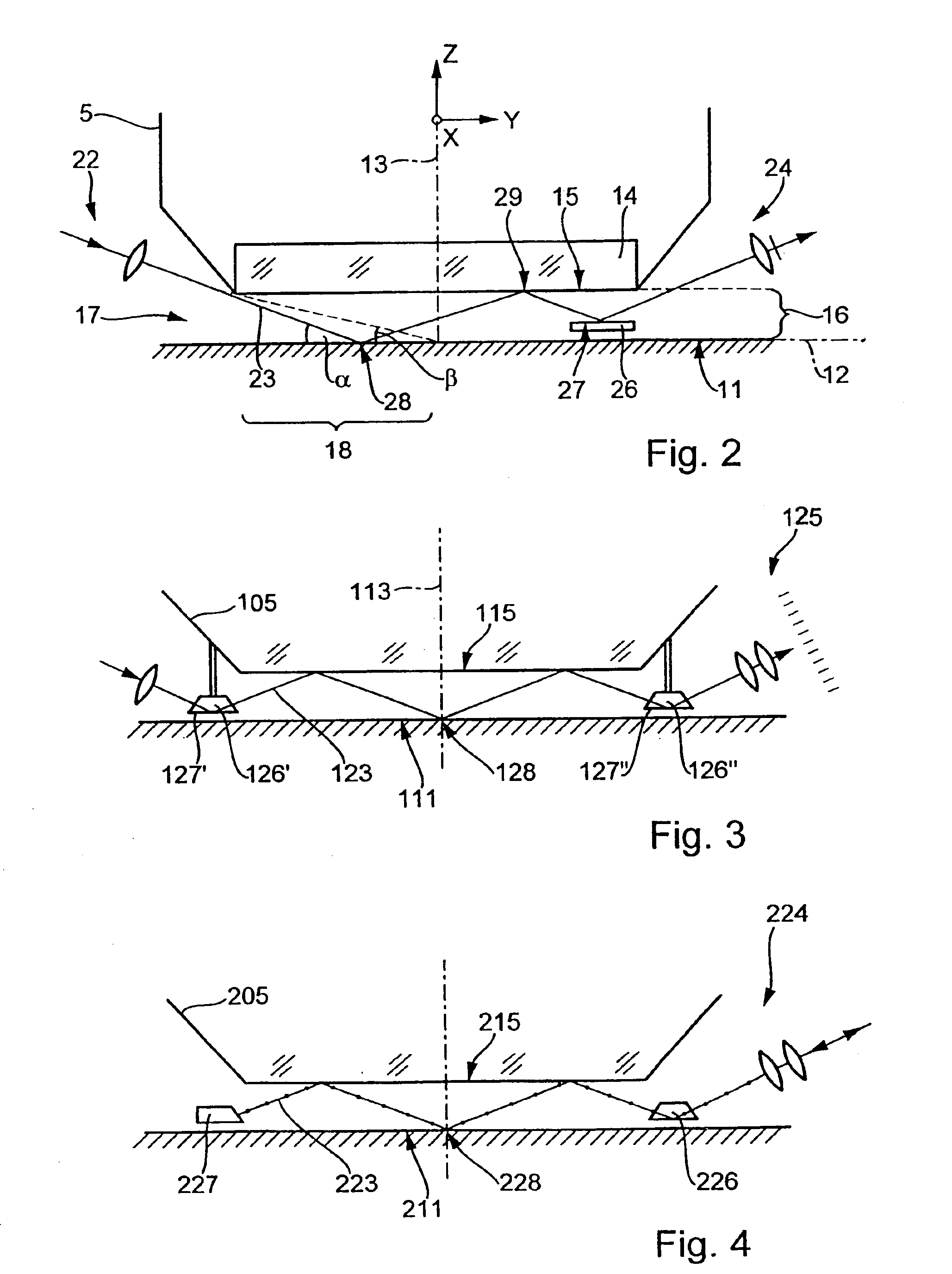 Method for focus detection for optically detecting deviation of the image plane of a projection lens from the upper surface of a substrate, and an imaging system with a focus-detection system