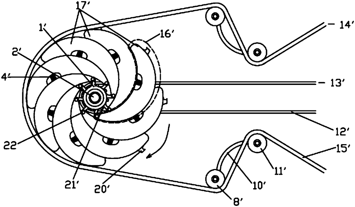 A centrifugal automatic transmission