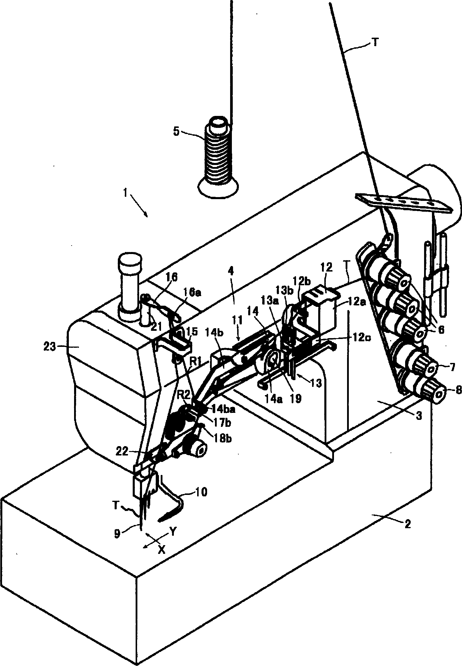 Take-up device for sewing machine