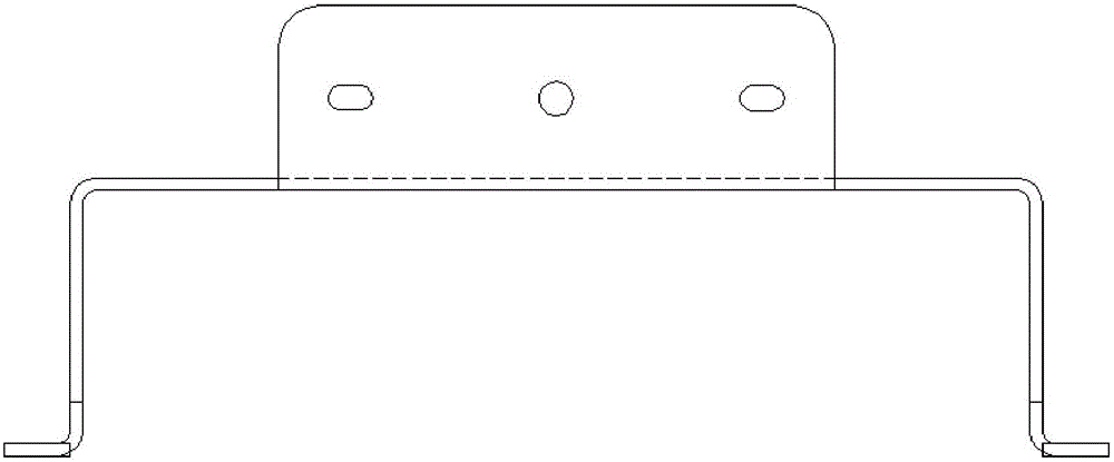 Upper machine frame supporting plate assembly