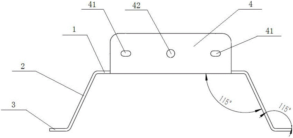 Upper machine frame supporting plate assembly