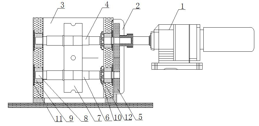 Multi-stand two-roll reducing unit