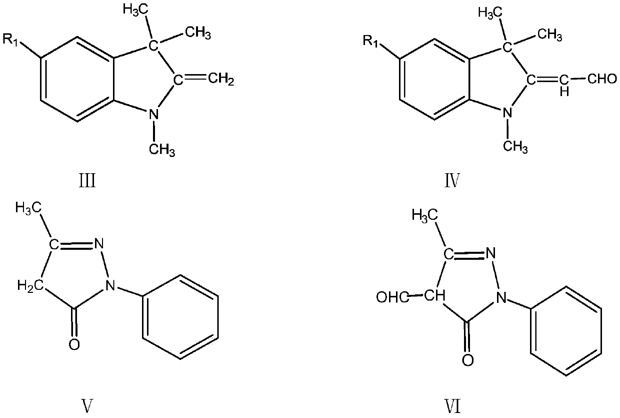 One-pot method for preparing indoline-based methine dyes