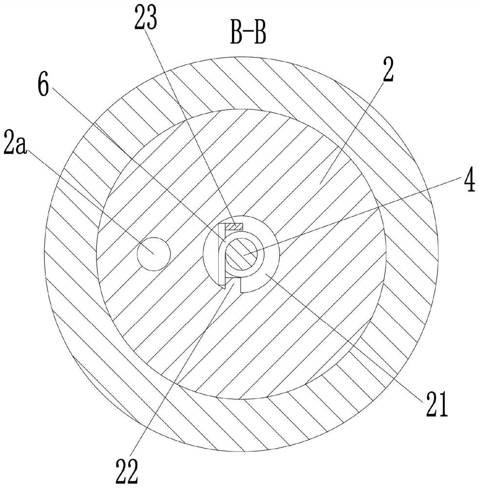 A flow and pressure control device for a hydraulic press