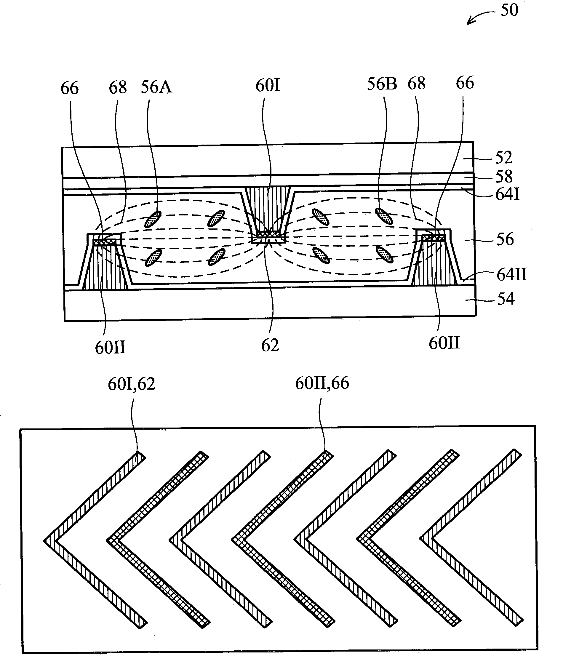 Wide-viewing angle display device and fabrication method for thereof