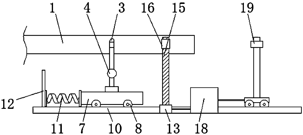 Infrared ray limiting type automatic edge cutting device for metal pipeline automatic assembly line