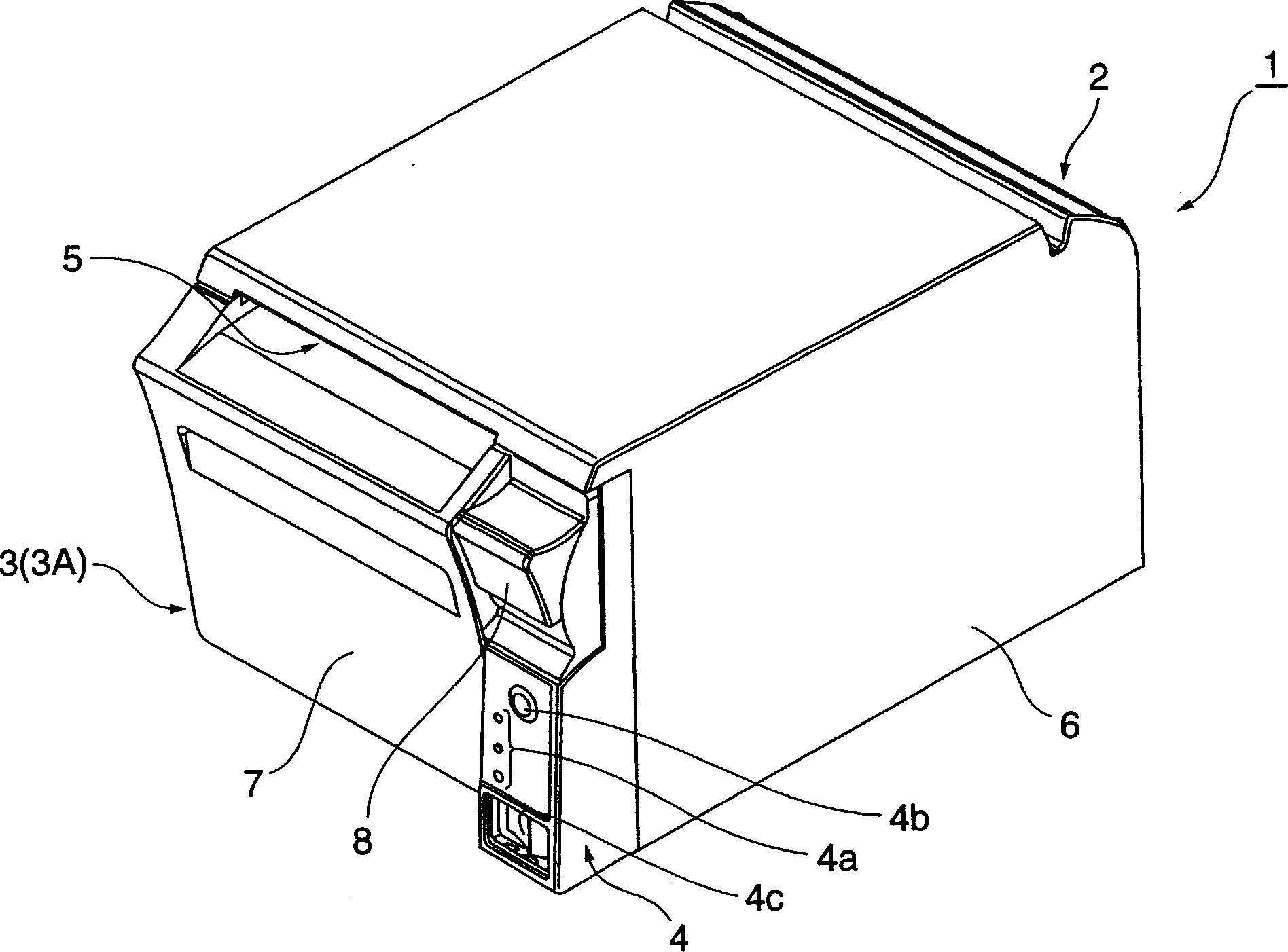 Roll paper printer