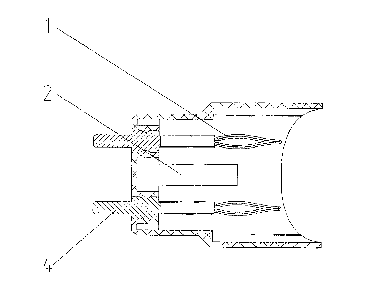 End covers of LED (Light Emitting Diode) tubular lamp and LED tubular lamp