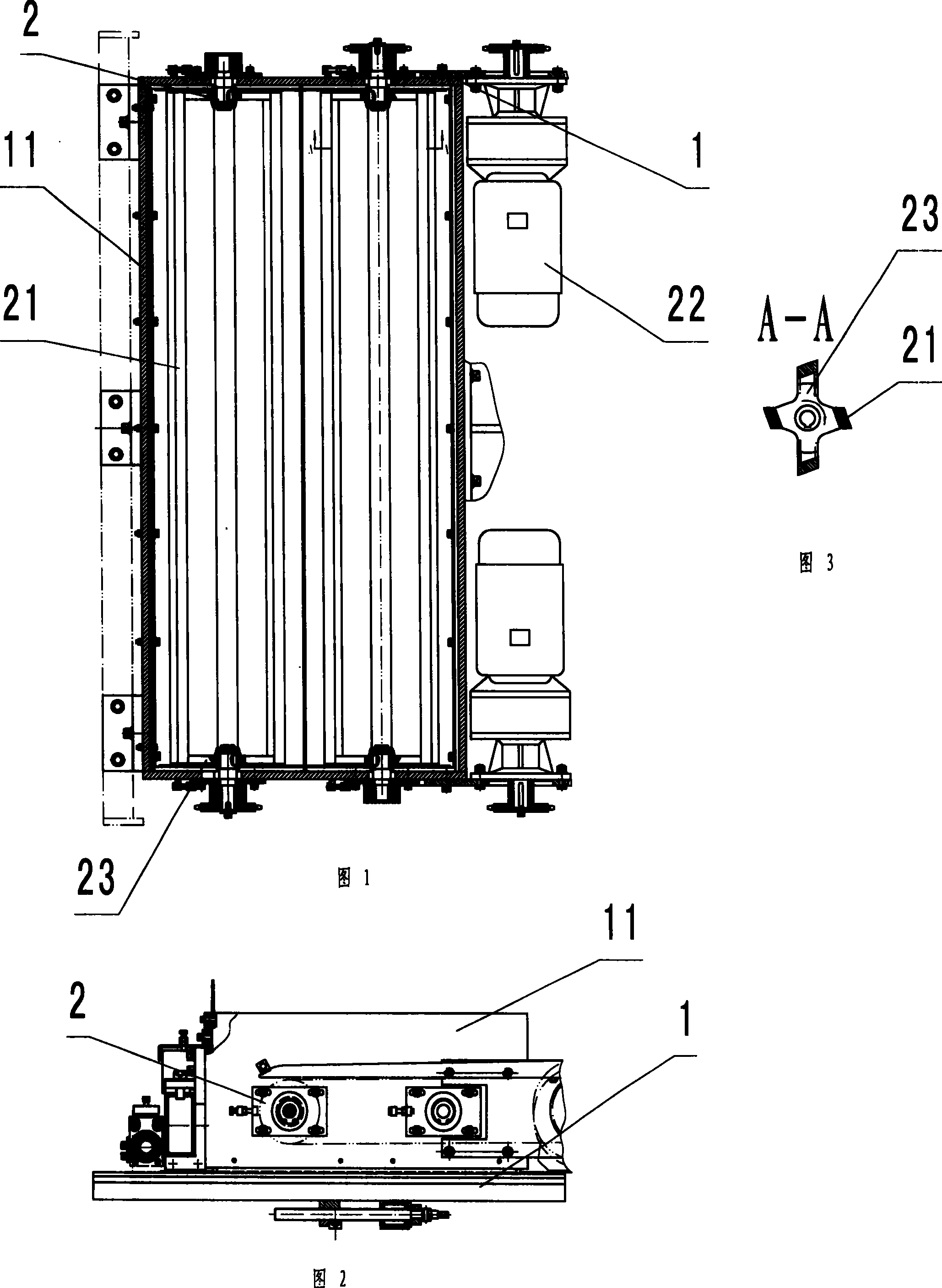 Brick-making machine cloth mechanism with material stirring mechanism