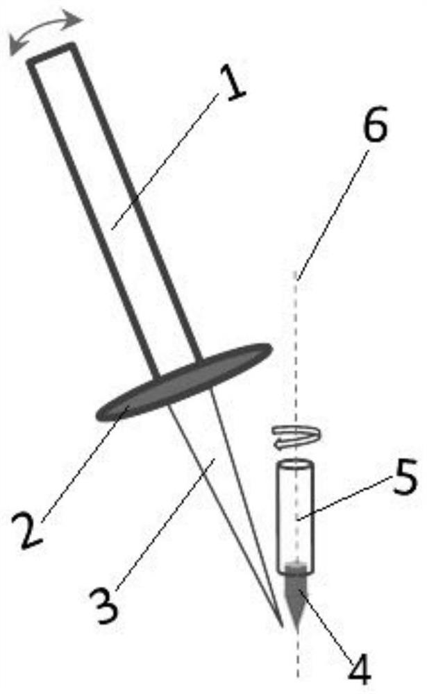 A method of laser processing a single-pointed cone of a cathode emitter