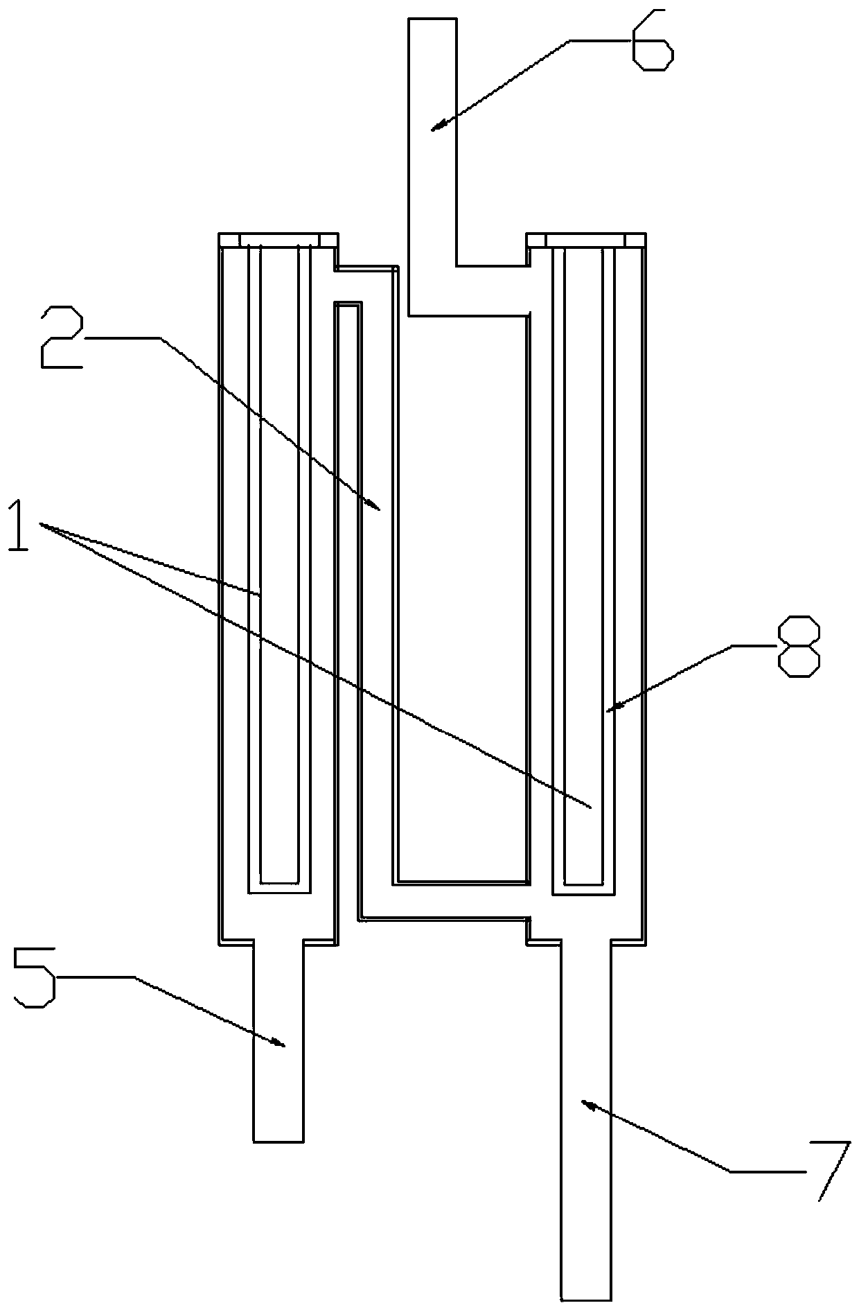 Continuous heating apparatus and heater including same