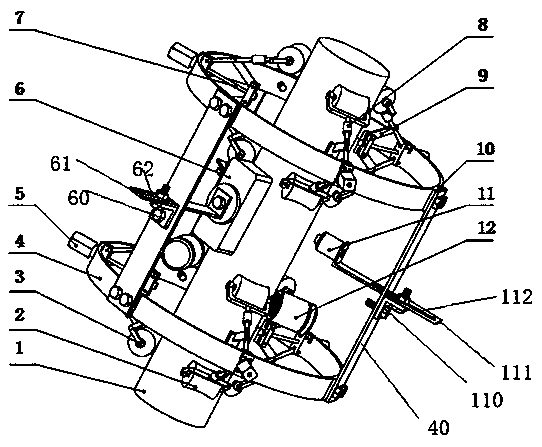 A new electric drive cable detection device and detection method