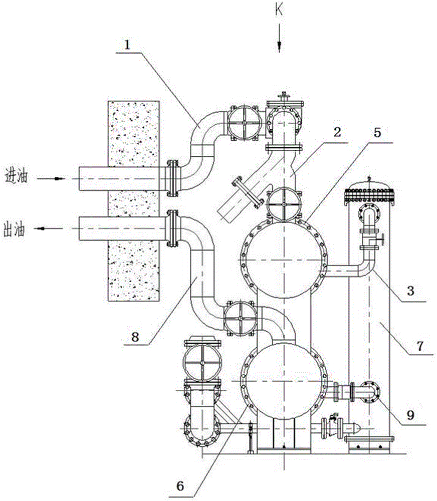 External-circulating cooling mechanism for hydraulic turbine generator thrust bearing