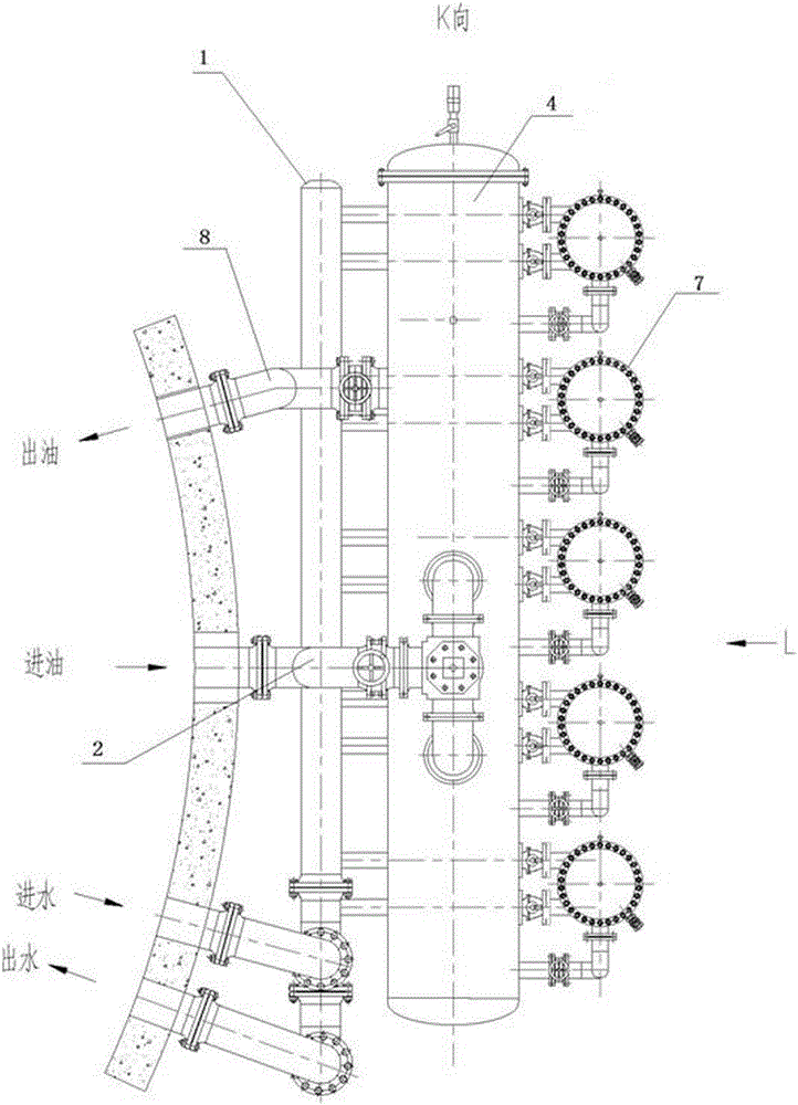 External-circulating cooling mechanism for hydraulic turbine generator thrust bearing