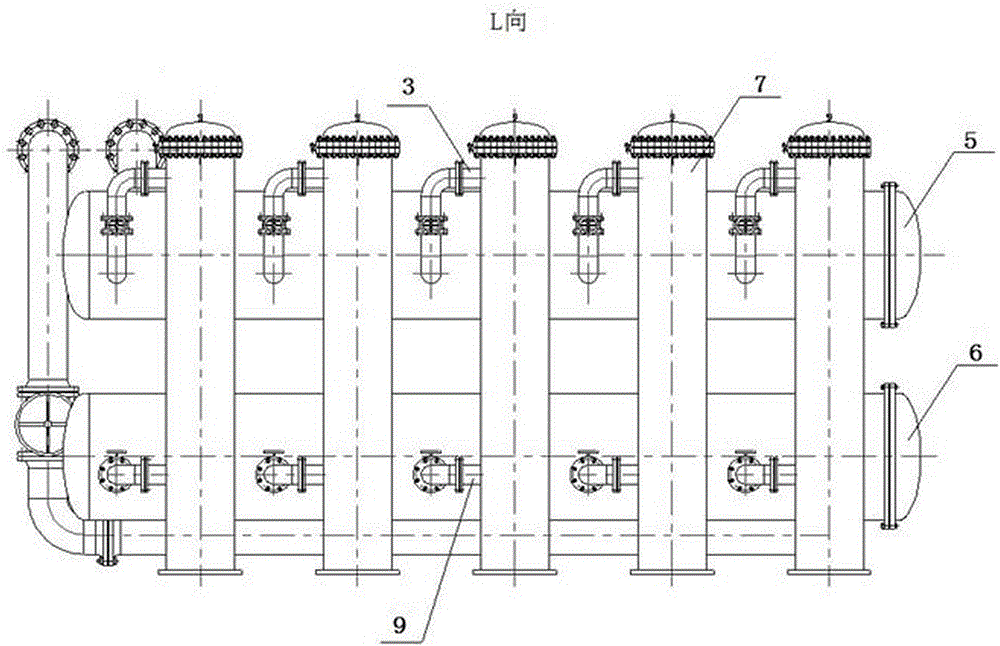 External-circulating cooling mechanism for hydraulic turbine generator thrust bearing