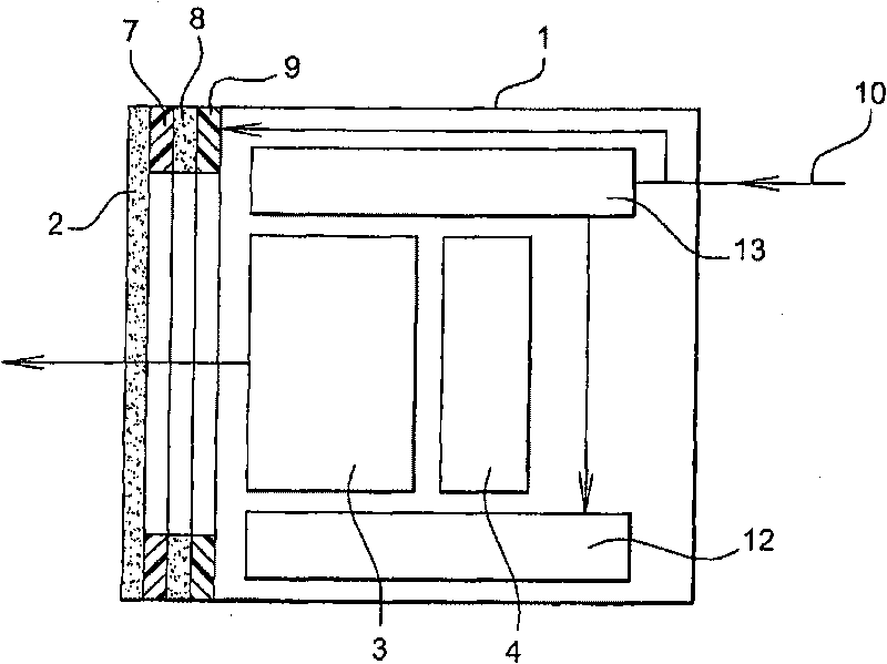 De-icing or defogging system for optical instrument and image acquisition device provided with said system