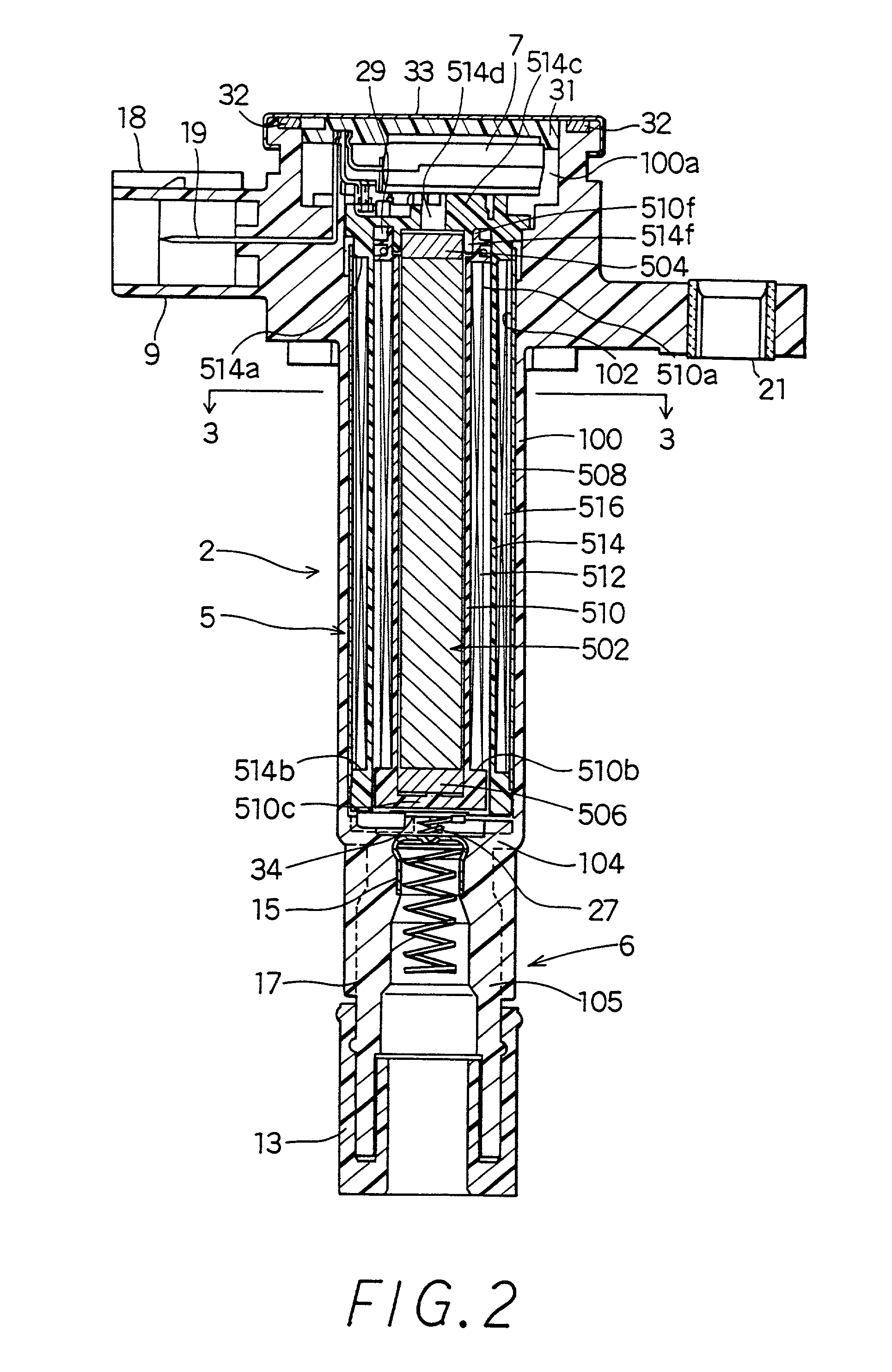 Ignition coil for an internal combustion engine