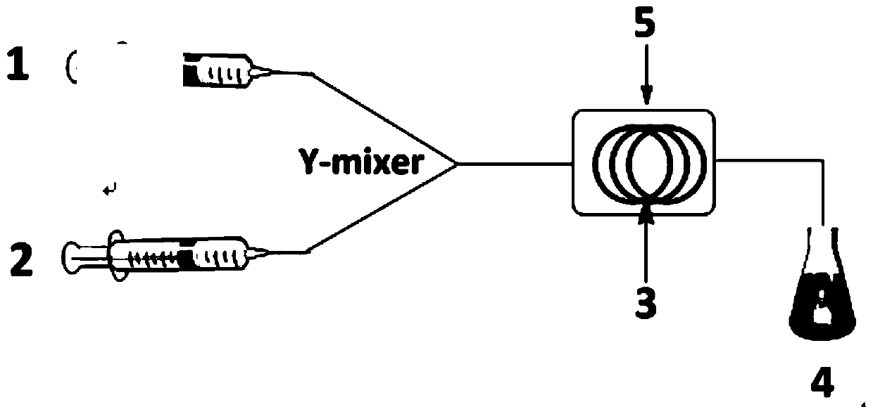 On-line nitroimidazole derivative synthesis method by adopting enzymatic means