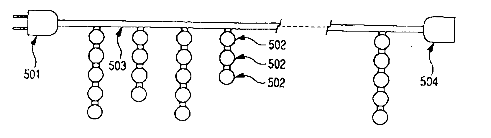 LED light string and arrays with improved harmonics and optimized power utilization