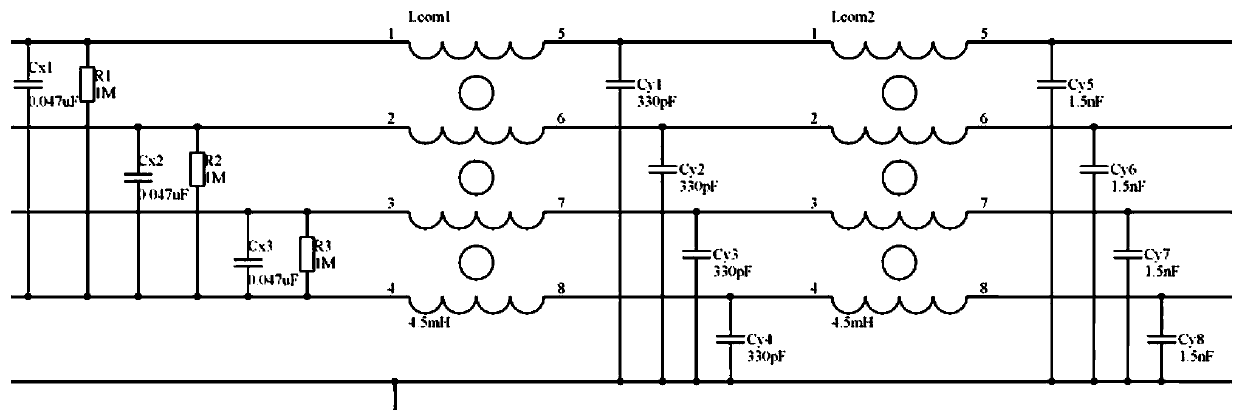 Strong electromagnetic pulse comprehensive protection device with detection and display function